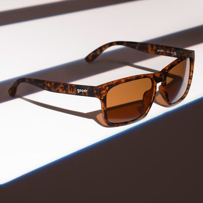 Brown Tortoiseshell Sunglasses - Certified Pet Psychic Tortoiseshell | Goodr