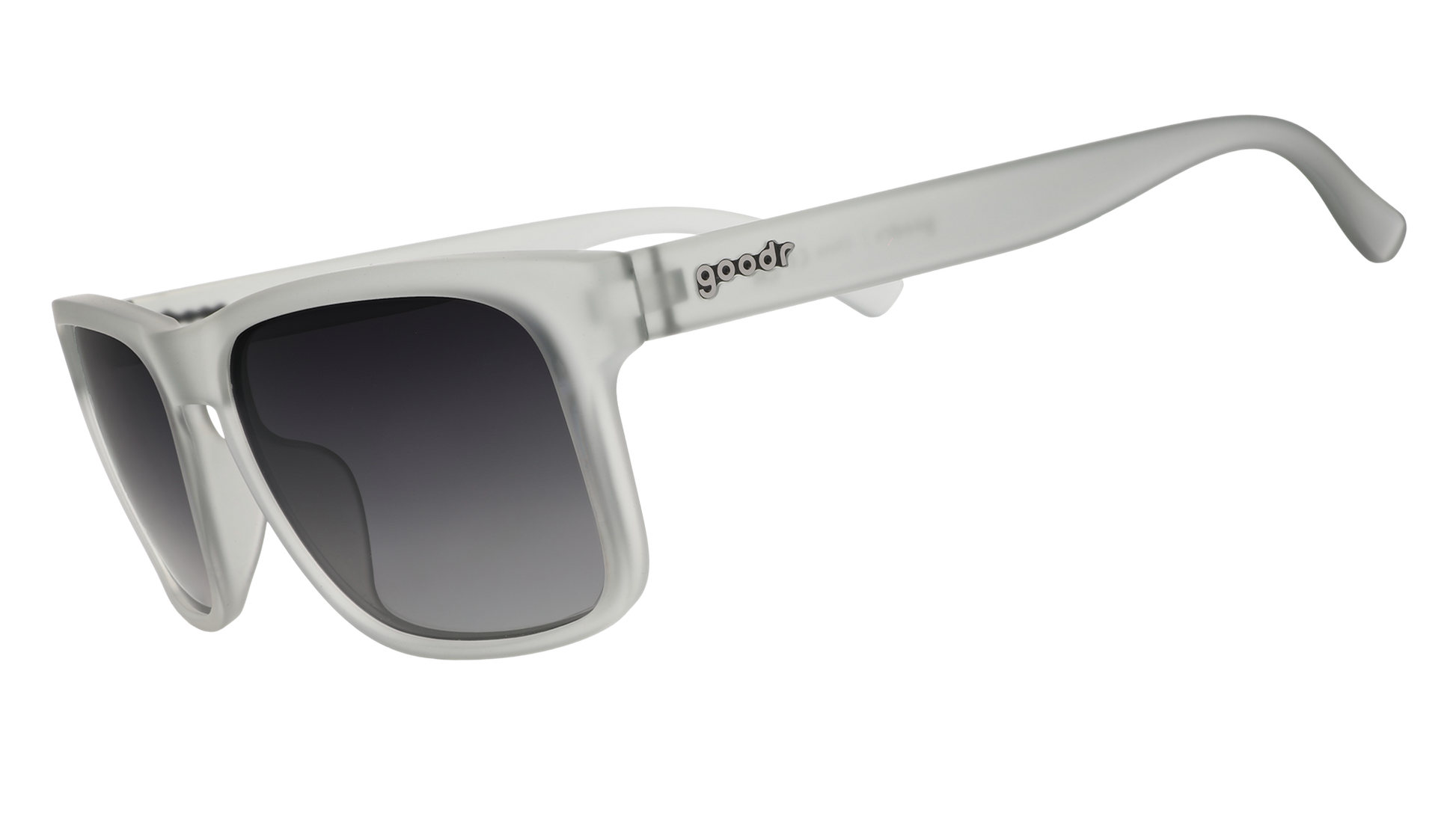 Translucent Gray Sunglasses - Casually Juggles Boulders Translucent Gray | Goodr