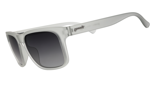 Translucent Gray Sunglasses - Casually Juggles Boulders Translucent Gray | Goodr