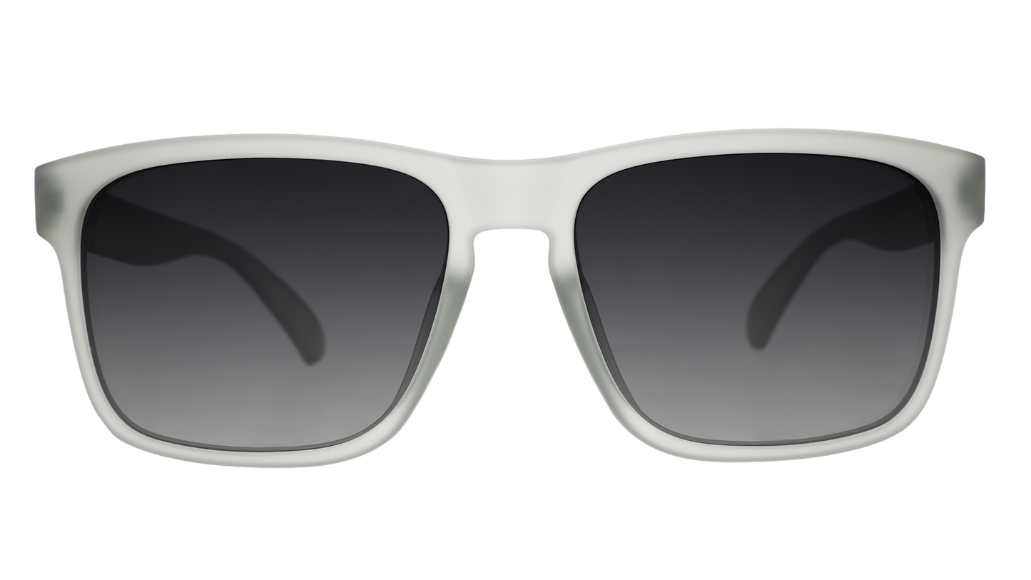 Translucent Gray Sunglasses - Casually Juggles Boulders Translucent Gray | Goodr