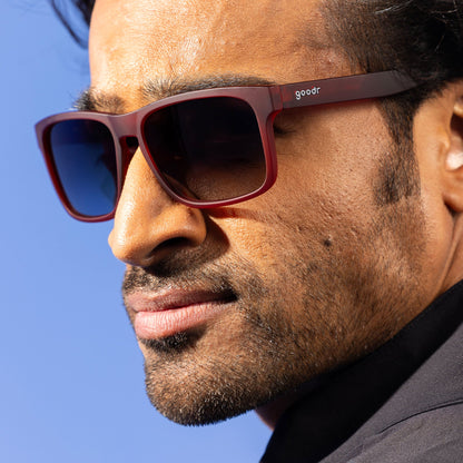 Dark Red Sunglasses - Blood Moon Barbecue Dark Red | Goodr