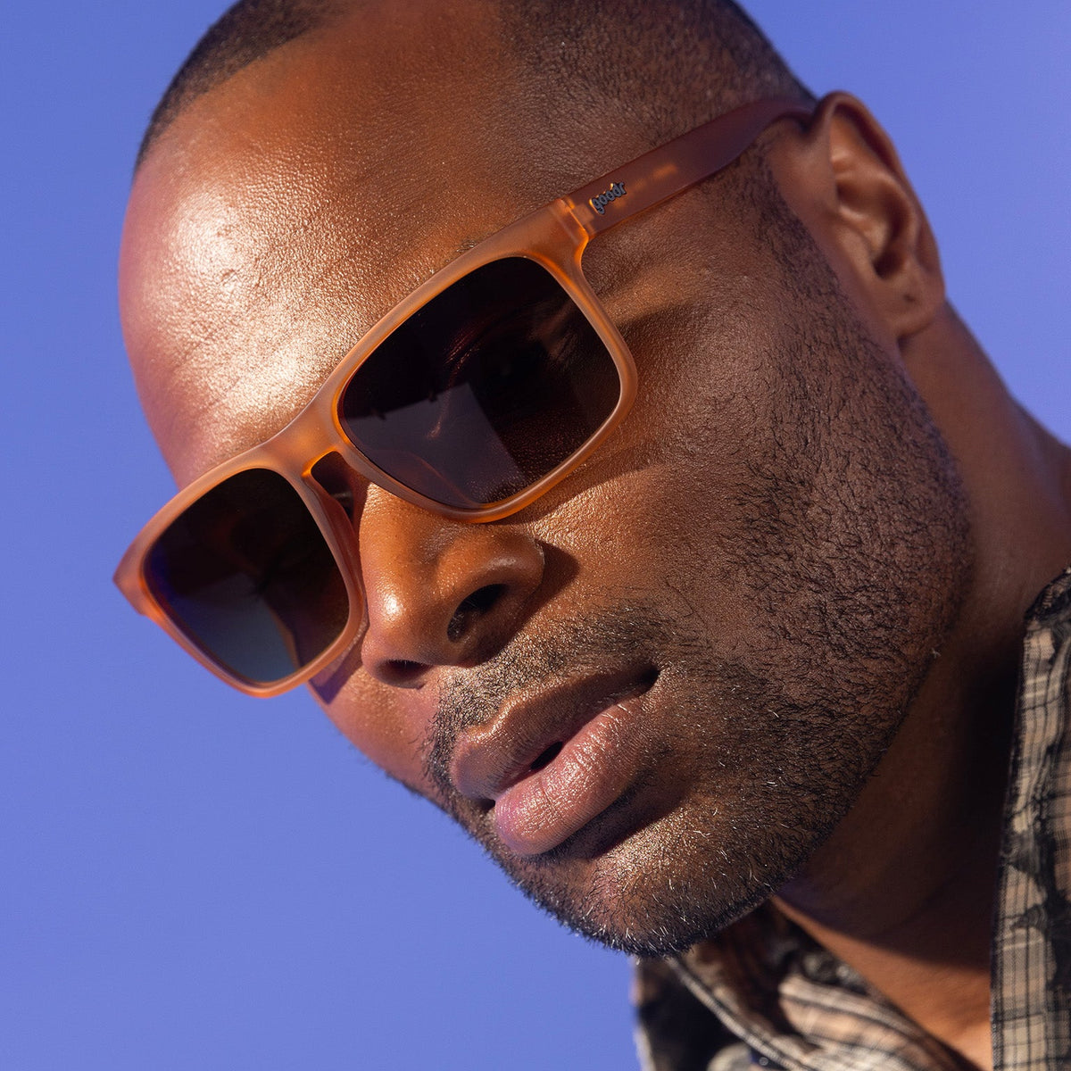 Brown Sunglasses - Cashmere Corporate Camo Brown | Goodr