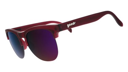 Purple Half-Rim Sunglasses - Beaujolais Nouveau Riche Purple | Goodr