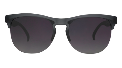 Gray Half-Rim Sunglasses - Throws Shade, Catches Clout Gray | Goodr