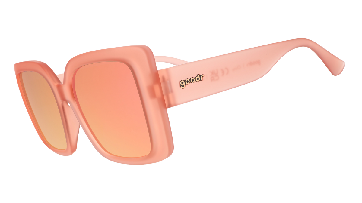 Oversized Pink Square Sunglasses - Feral Hula Hooper  | Goodr