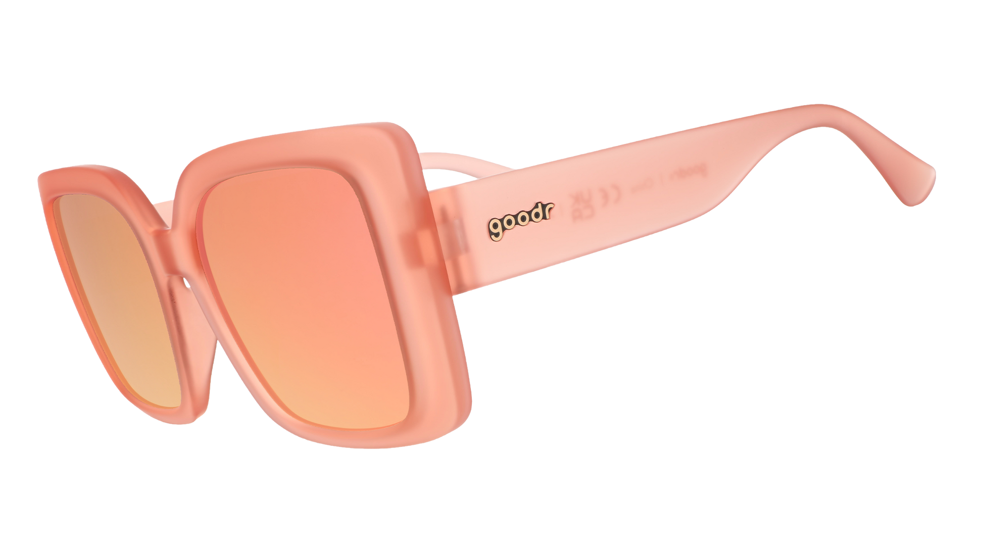 Oversized Pink Square Sunglasses - Feral Hula Hooper  | Goodr