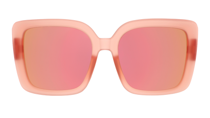 Oversized Pink Square Sunglasses - Feral Hula Hooper  | Goodr