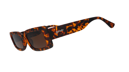 Tortoiseshell Rectangle Sunglasses - Came Here to Be Seen Tortoiseshell | Goodr