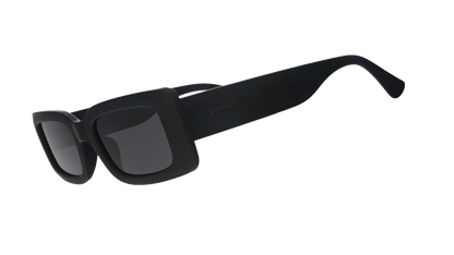 Black Rectangle Sunglasses - Lost All Sense of Time Black | Goodr