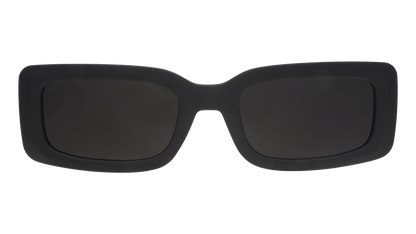 Black Rectangle Sunglasses - Lost All Sense of Time Black | Goodr