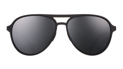 Operation: Blackout - Aviator Running Sunglasses — goodr sunglasses Black | Goodr