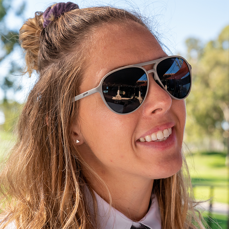 Black and Gray Sunglasses - Clubhouse Closeout Gray | Goodr