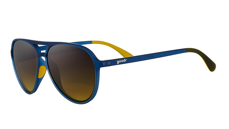 Aviator Sunglasses - Skymall Shoppers Dark Blue | Goodr