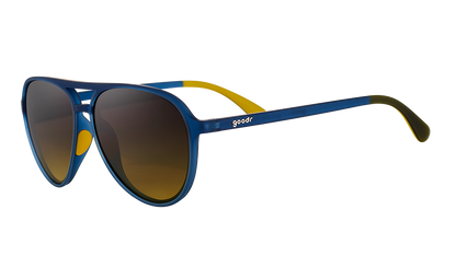 Aviator Sunglasses - Skymall Shoppers Dark Blue | Goodr