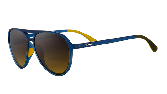 Aviator Sunglasses - Skymall Shoppers Dark Blue | Goodr
