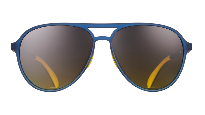 Aviator Sunglasses - Skymall Shoppers Dark Blue | Goodr