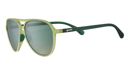 Cadet Green Aviator Sunglasses - Buzzed On The Tower Green | Goodr
