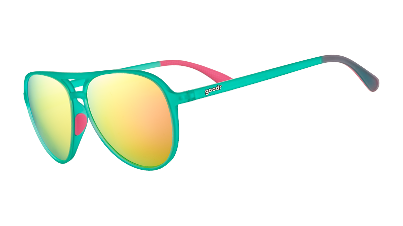 Teal Aviator Sunglasses - Kitty Hawkers' Ray Blockers Teal | Goodr