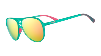 Teal Aviator Sunglasses - Kitty Hawkers' Ray Blockers Teal | Goodr