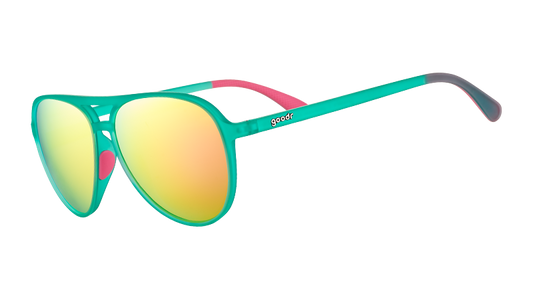 Teal Aviator Sunglasses - Kitty Hawkers' Ray Blockers Teal | Goodr