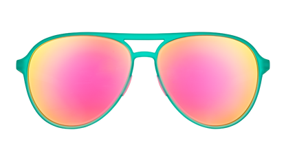 Teal Aviator Sunglasses - Kitty Hawkers' Ray Blockers Teal | Goodr