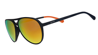 Black & Orange Sunglasses - Call Me Tarmac Daddy Black | Goodr