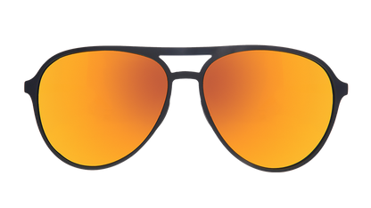 Black & Orange Sunglasses - Call Me Tarmac Daddy Black | Goodr