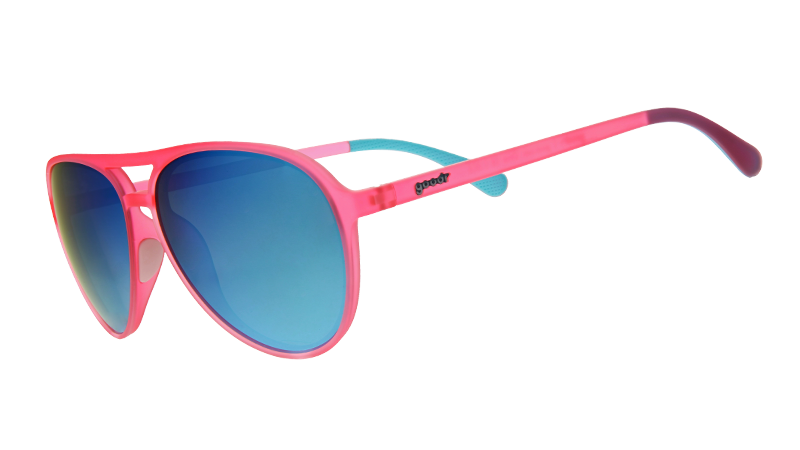 Pink & Teal Sunglasses - Carl Is My Co-Pilot Pink | Goodr