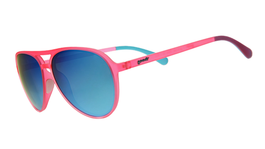 Pink & Teal Sunglasses - Carl Is My Co-Pilot Pink | Goodr