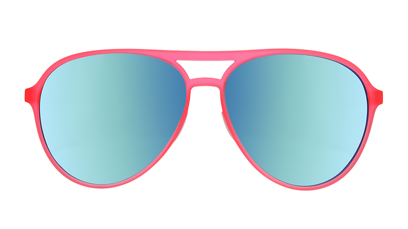 Pink & Teal Sunglasses - Carl Is My Co-Pilot Pink | Goodr