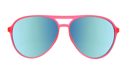 Pink & Teal Sunglasses - Carl Is My Co-Pilot Pink | Goodr
