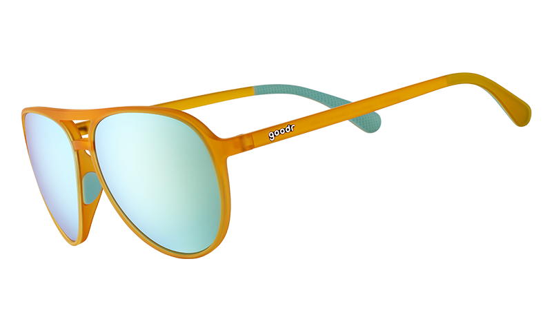 Cheesy Flight Attendant Sunglasses Orange | Goodr