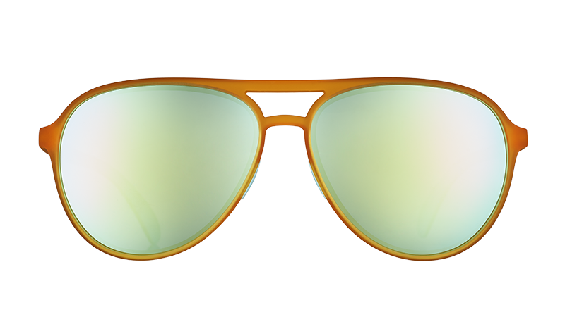 Cheesy Flight Attendant Sunglasses Orange | Goodr