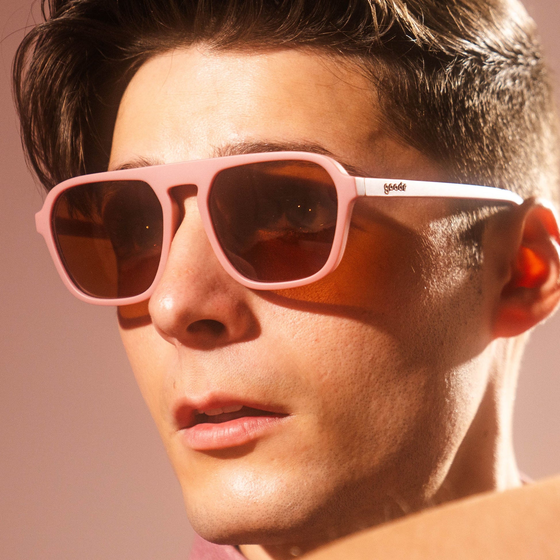 Threaten Me With a Good Time Light Pink | Goodr
