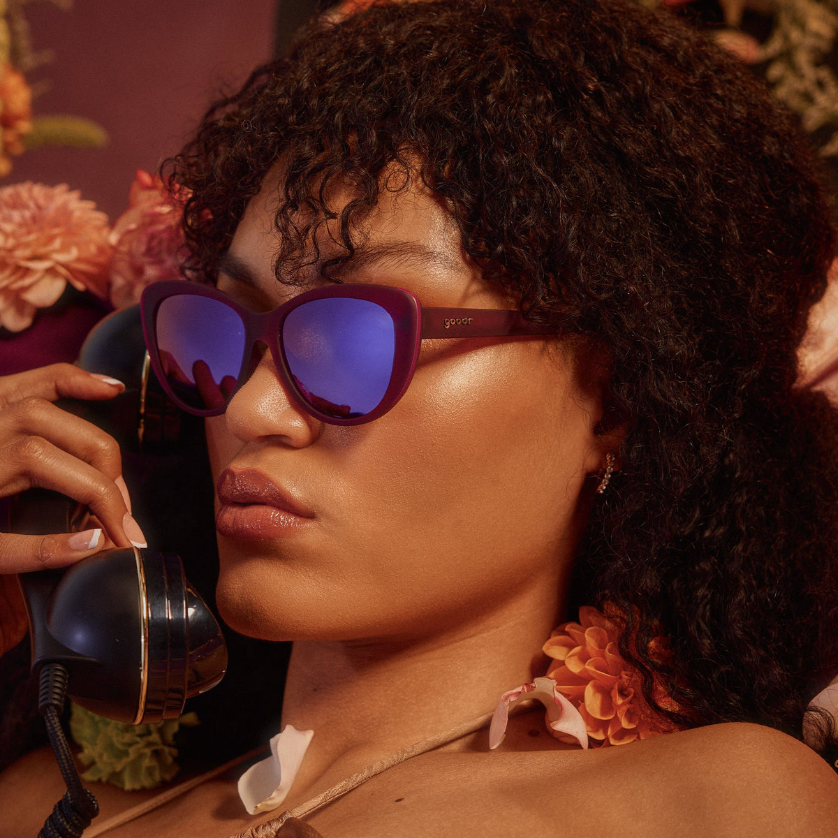 Translucent Purple Sunglasses - Midnight Merlot Glow Purple | Goodr