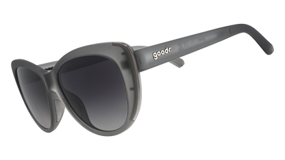 Translucent Gray Sunglasses - Black Tie Fabulous Gray | Goodr