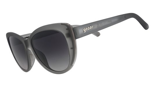 Translucent Gray Sunglasses - Black Tie Fabulous Gray | Goodr