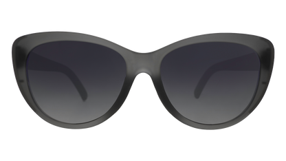 Translucent Gray Sunglasses - Black Tie Fabulous Gray | Goodr