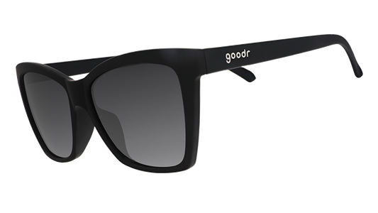 Black Cat-Eye Sunglasses - New Wave Renegade Black | Goodr
