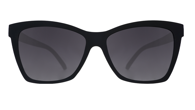 Black Cat-Eye Sunglasses - New Wave Renegade Black | Goodr