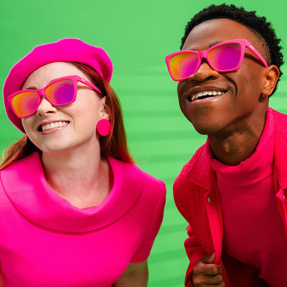 Pink Cat-Eye Sunglasses - Approaching Cult Status Pink | Goodr