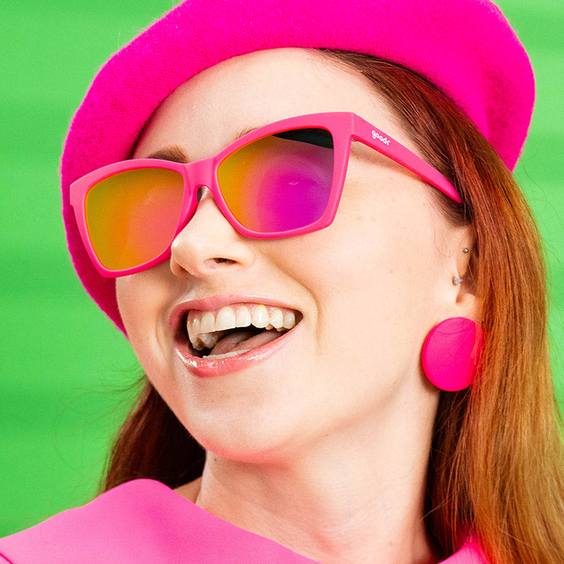 Pink Cat-Eye Sunglasses - Approaching Cult Status Pink | Goodr