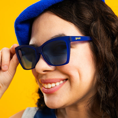 Blue Cat-Eye Sunglasses - Pop Art Prodigy Blue | Goodr