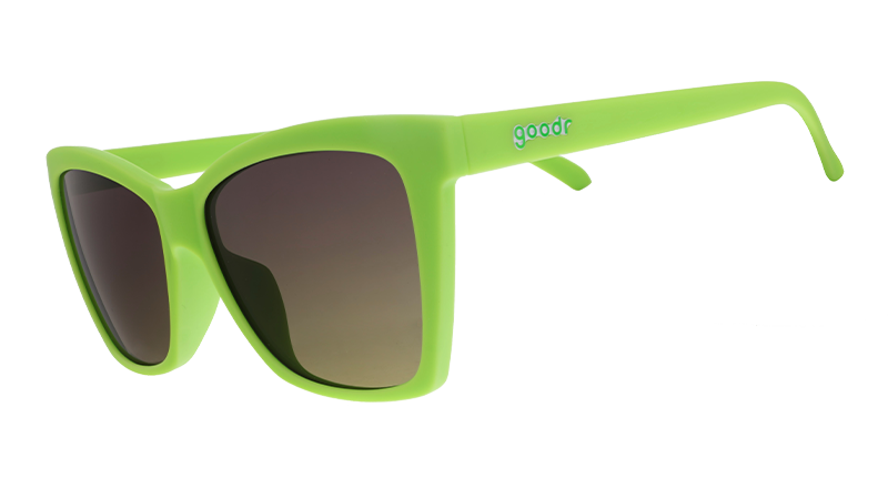 Green Cat-Eye Sunglasses - Born to Be Envied Green | Goodr