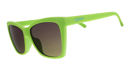 Green Cat-Eye Sunglasses - Born to Be Envied Green | Goodr
