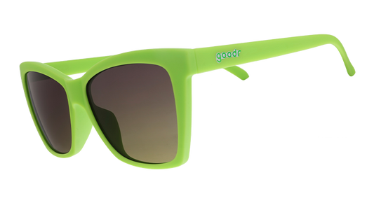 Green Cat-Eye Sunglasses - Born to Be Envied Green | Goodr