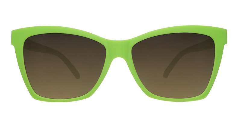 Green Cat-Eye Sunglasses - Born to Be Envied Green | Goodr