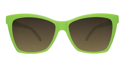Green Cat-Eye Sunglasses - Born to Be Envied Green | Goodr