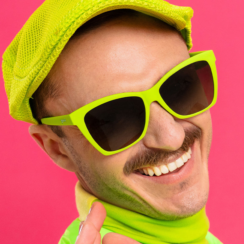 Green Cat-Eye Sunglasses - Born to Be Envied Green | Goodr