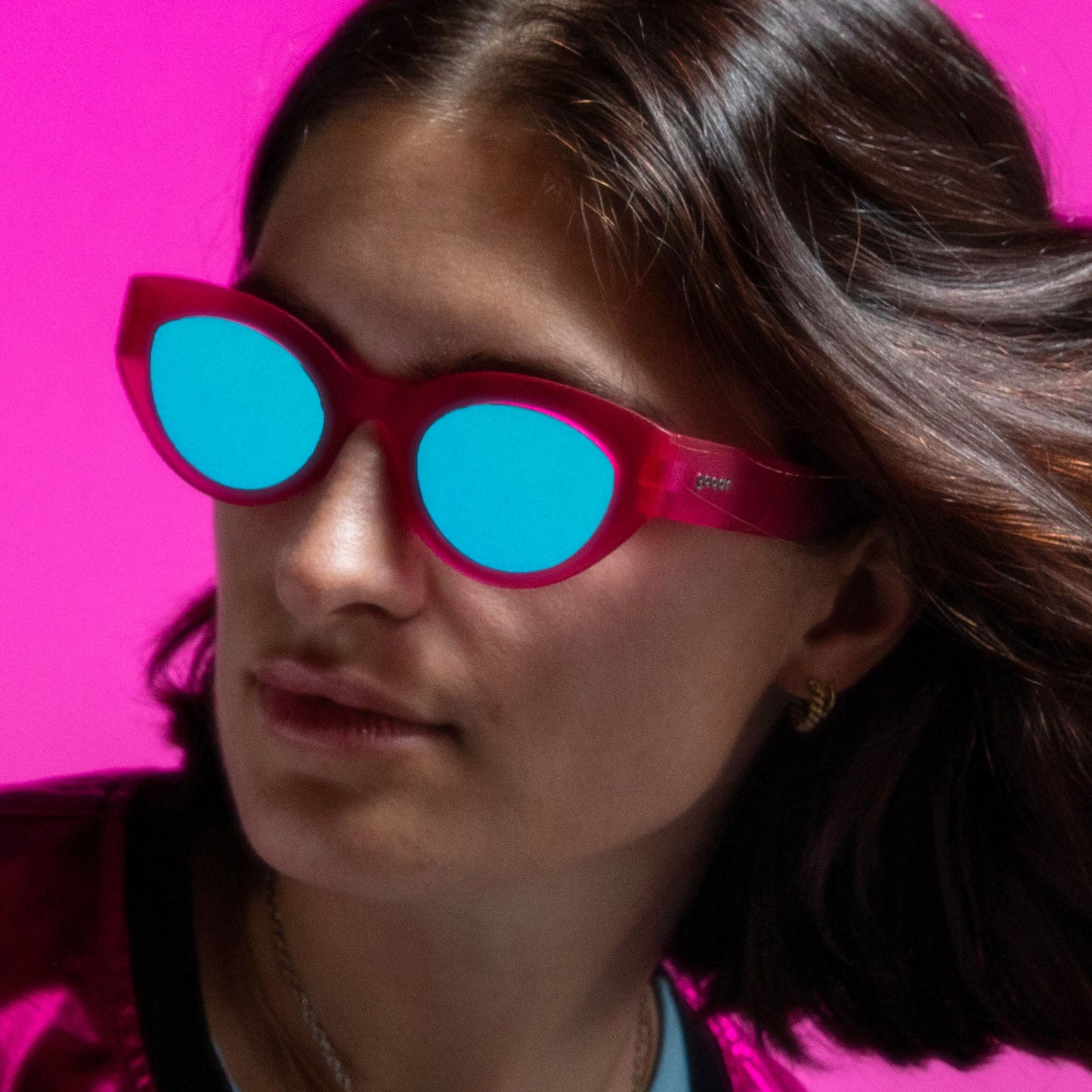 Pink Cat-Eye Sunglasses - Pink Moon Pink | Goodr